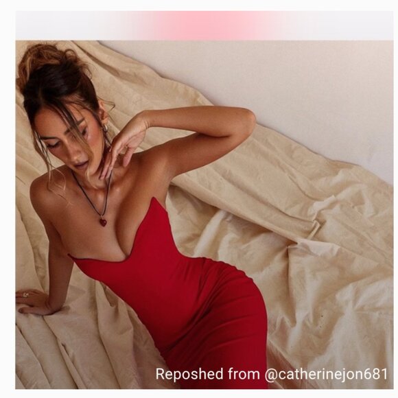 House of CB - Red Tamara Dress - Picture 2 of 2